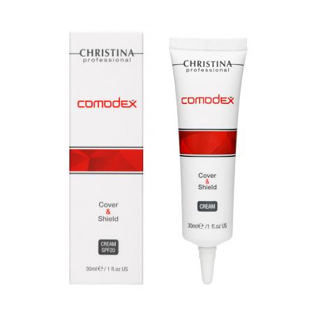 Защитный крем с тоном SPF 20 Christina Comodex Cover &amp; Shield Cream SPF 20, 30 мл - фото 1
