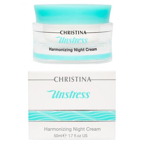 Гармонизирующий ночной крем Christina Unstress: Harmonizing Night Cream, 50 мл - фото 1