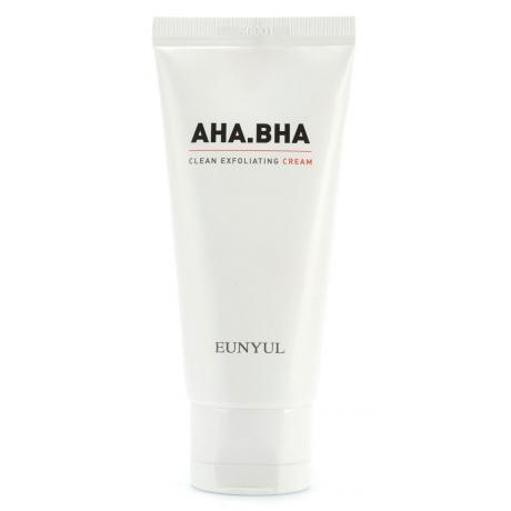 Обновляющий крем с AHA и BHA кислотами Eunyul AHA BHA Clean Exfoliating Cream, 50гр - фото 1