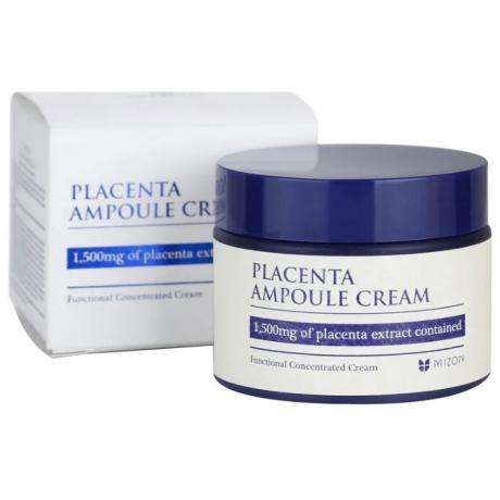 Антивозрастной плацентарный крем для лица Mizon Placenta Ampoule Cream - фото 1