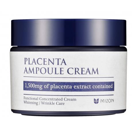 Антивозрастной плацентарный крем для лица Mizon Placenta Ampoule Cream - фото 4
