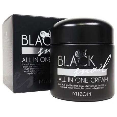 Крем с экстрактом черной улитки Mizon Black Snail All In One Cream, 75ml - фото 1