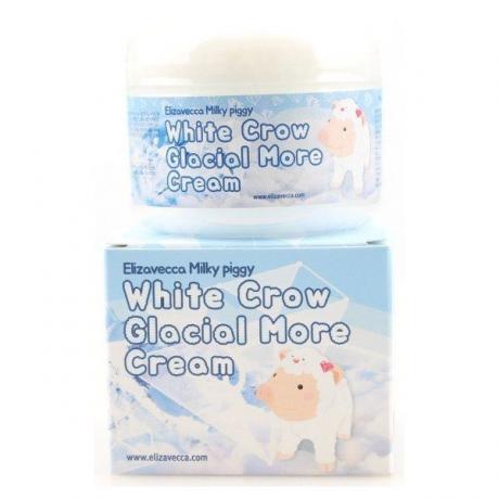 Осветляющий крем для лица Elizavecca Milky Piggy White Crow Glacial More Cream - фото 3
