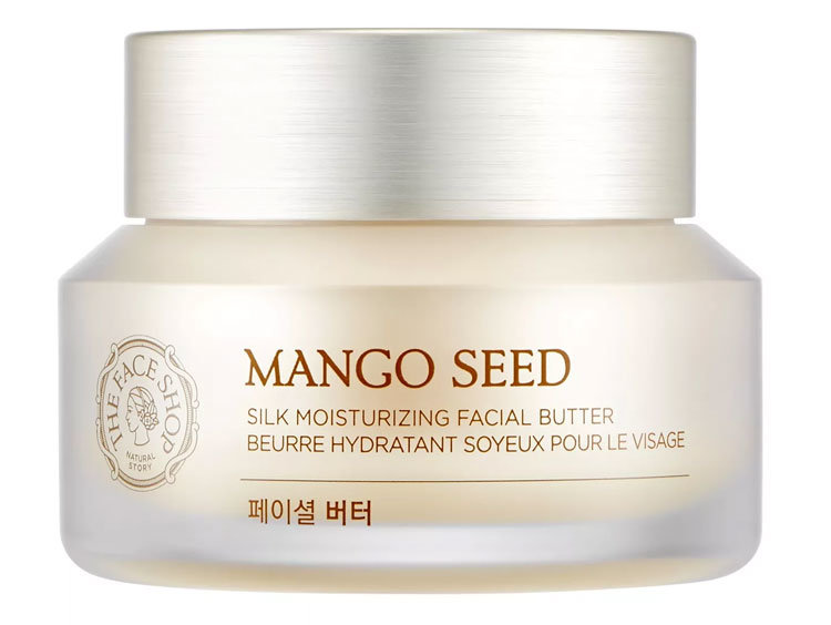 Увлажняющий крем для лица с семенами манго The Face Shop Mango Seed Silk Moisturizing Facial Butter, 50ml