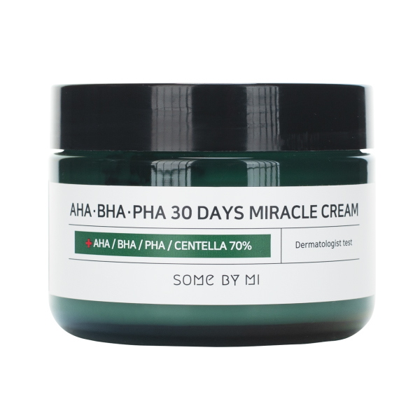 Крем с кислотами для проблемной кожи SOME BY MI AHA-BHA-PHA 30 Days Miracle Cream, 60g