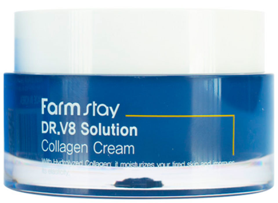 Крем с коллагеном FarmStay Dr-V8 Solution Collagen Cream, 50ml