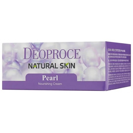 Крем для лица и тела питательный с экстрактом жемчуга Deoproce Natural Skin Pearl Nourishing Cream 100гр - фото 2
