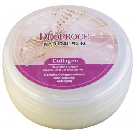Крем для лица и тела с морским коллагеном Deoproce Natural Skin Collagen Nourishing Cream 100гр - фото 1