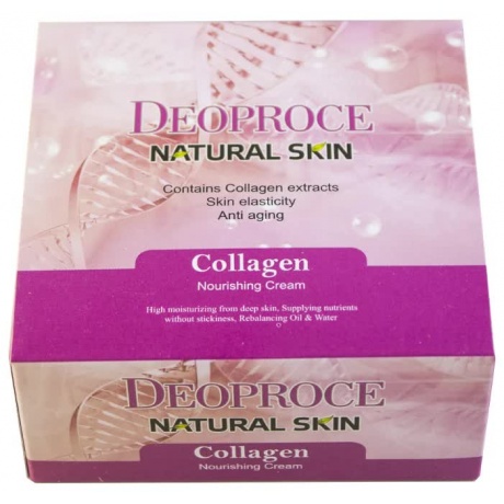Крем для лица и тела с морским коллагеном Deoproce Natural Skin Collagen Nourishing Cream 100гр - фото 2