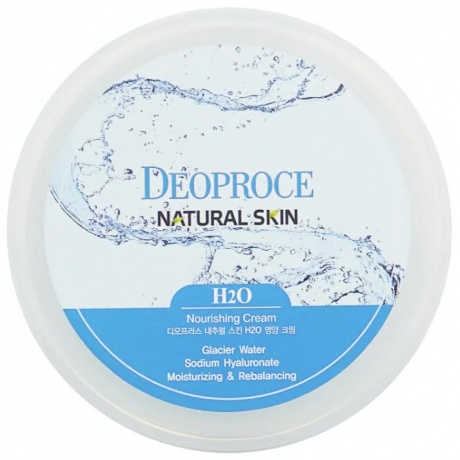 Крем для лица и тела увлажняющий Deoproce Natural Skin H2O Nourishing Cream 100 гр - фото 1