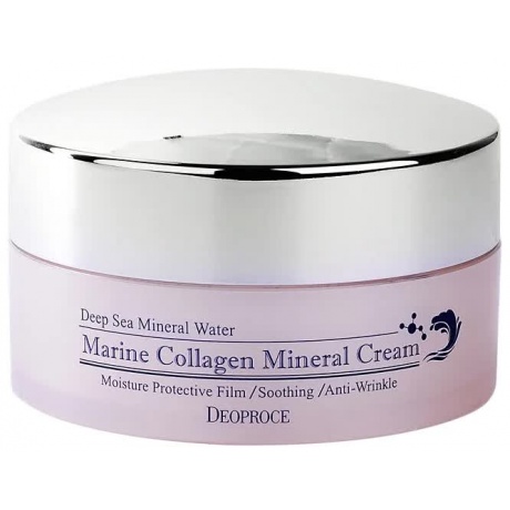 Крем для лица морской коллаген Deoproce Marine Collagen Mineral Cream 100гр - фото 1