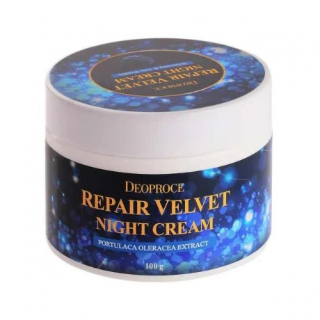 Крем для лица ночной восстанавливающий Deoproce Moisture Repair Velvet Night Cream 100гр - фото 1