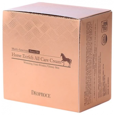 Крем для лица питательный с лошадиным жиром Deoproce Horse Enrich All Care Cream  100гр - фото 2