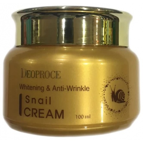 Крем для лица с экстрактом улитки Deoproce Whitening And Anti-Wrinkle Snail Cream 100мл - фото 2