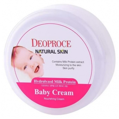 Крем питательный на молочных белках Deoproce Natural Skin Baby Cream 100g 100гр - фото 2