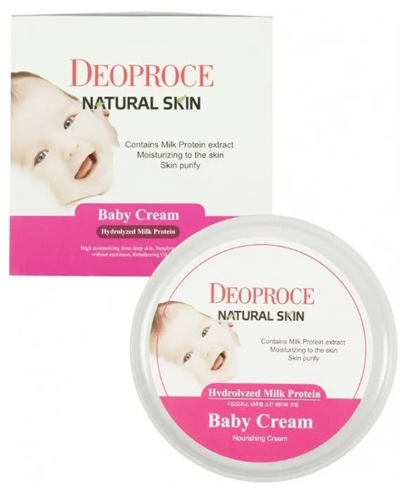 Крем питательный на молочных белках Deoproce Natural Skin Baby Cream 100g 100гр