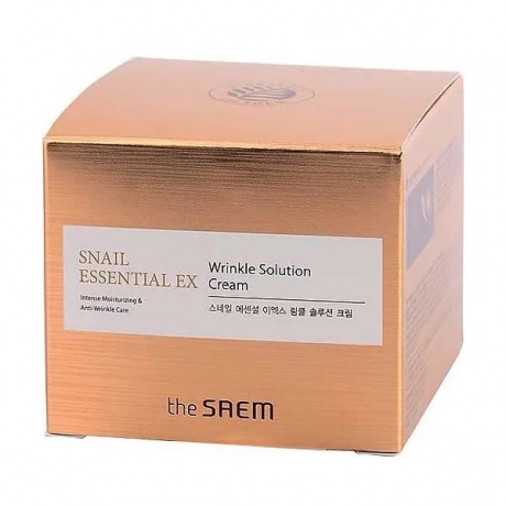 Крем антивозрастной The Saem Snail Essential EX Wrinkle Solution Cream 60мл - фото 2