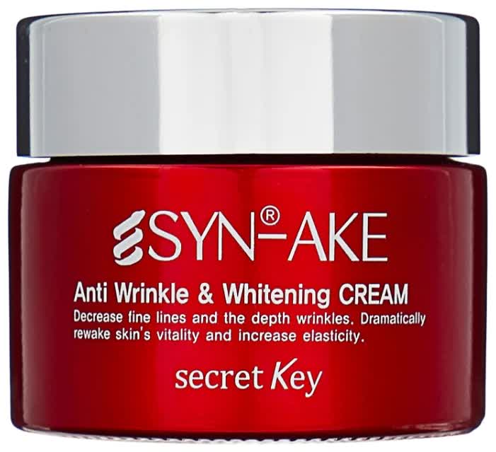 Омолаживающий крем для лица с пептидом змеиного яда Secret Key Syn-Ake Anti Wrinkle  Whitening Cream