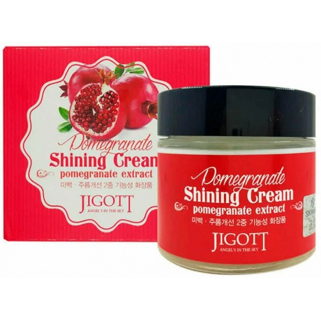 Крем с экстрактом граната для яркости кожи Jigott Pomegranate Shining Cream - фото 1