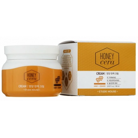 Питательный крем с керамидами и мёдом Etude House Honey Cera Cream - фото 1