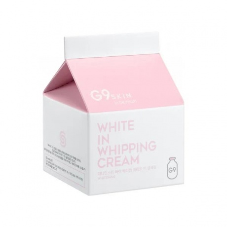 Крем для лица осветляющий с экстрактом молочных протеинов G9SKIN Whipping Cream  50гр - фото 2