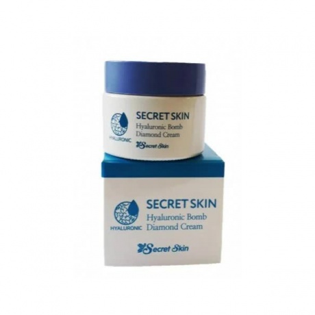 Крем для лица Secret Skin Hyaluronic Bomb Diamond Cream 50 г - фото 1
