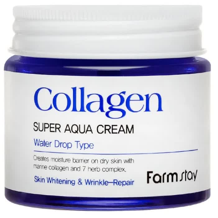 Крем суперувлажняющий с коллагеном FarmStay Collagen Super Aqua Cream, 80ml