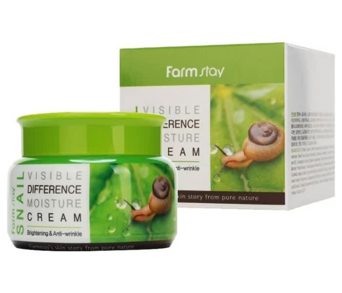 Крем увлажняющий с муцином улитки FarmStay Snail Visible Difference Moisture Cream, 100g