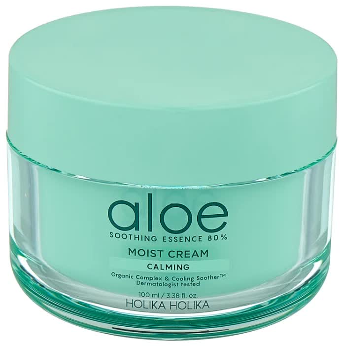 Holika Holika Увлажняющий крем для лица Aloe Soothing Essence 80% Moisturizing Cream, 100 мл