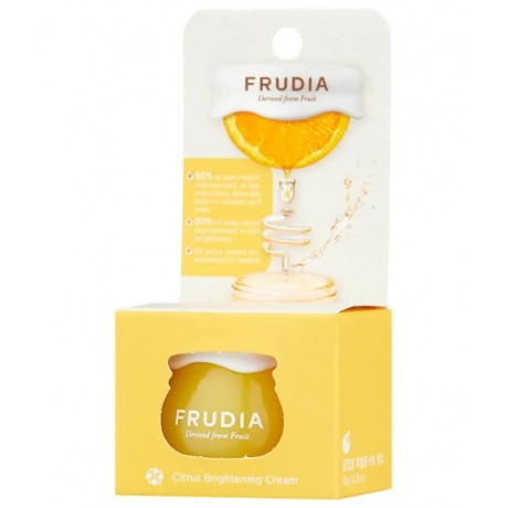 Frudia Крем-смузи для лица с цитрусом, придающий сияние Citrus Brightening Cream, мини-версия, 10 г - фото 2