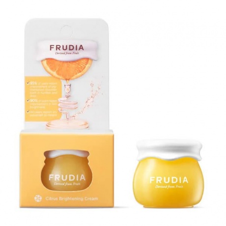 Frudia Крем-смузи для лица с цитрусом, придающий сияние Citrus Brightening Cream, мини-версия, 10 г - фото 3