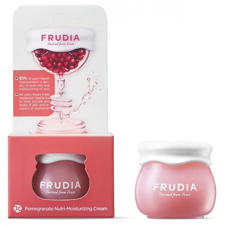 Frudia Питательный крем для лица с гранатом Pomegranate Nutri-Moisturizing Cream, мини-версия, 10 г - фото 1