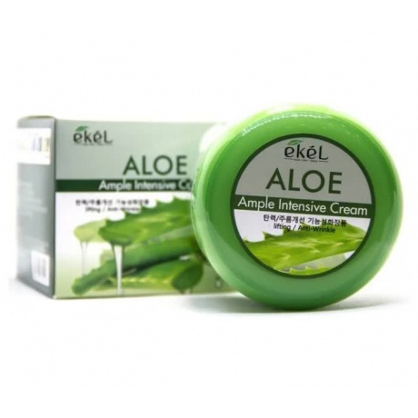 EKEL Крем для лица с алоэ Ample Intensive Cream Aloe, 100гр - фото 2