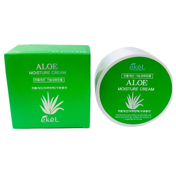 EKEL Увлажняющий крем для лица с экстрактом алоэ Moisture Cream Aloe, 100г
