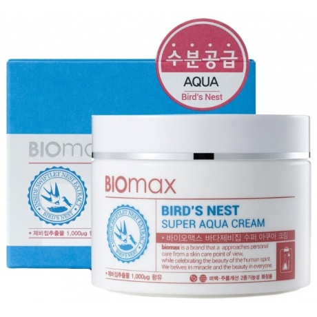 Biomax Крем для лица с экстрактом ласточкиного гнезда Bird's Nest Super Aqua Cream, 100 мл - фото 3