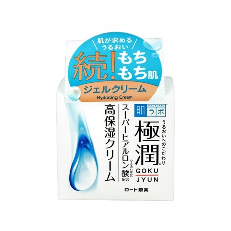 HADALABO Увлажняющий крем для лица с гиалуроновой кислотой Gokujyun Cream, 50 г - фото 2