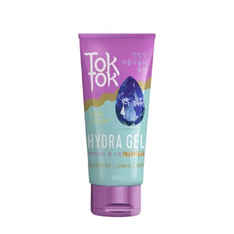 TokTok Увлажняющий крем-гель для лица Hydra Gel Face Cream, 50 мл - фото 1