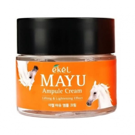 EKEL Ампульный крем с лошадиным жиром, Mayu Ampule Cream, 70 мл. - фото 2