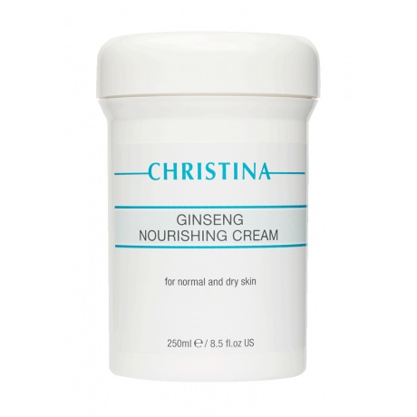 Питательный крем с экстрактом женьшеня для нормальной и сухой кожи Christina Ginseng Nourishing Cream 250мл - фото 1
