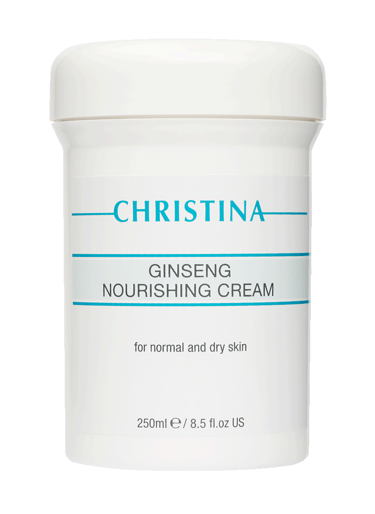 Питательный крем с экстрактом женьшеня для нормальной и сухой кожи Christina Ginseng Nourishing Cream 250мл