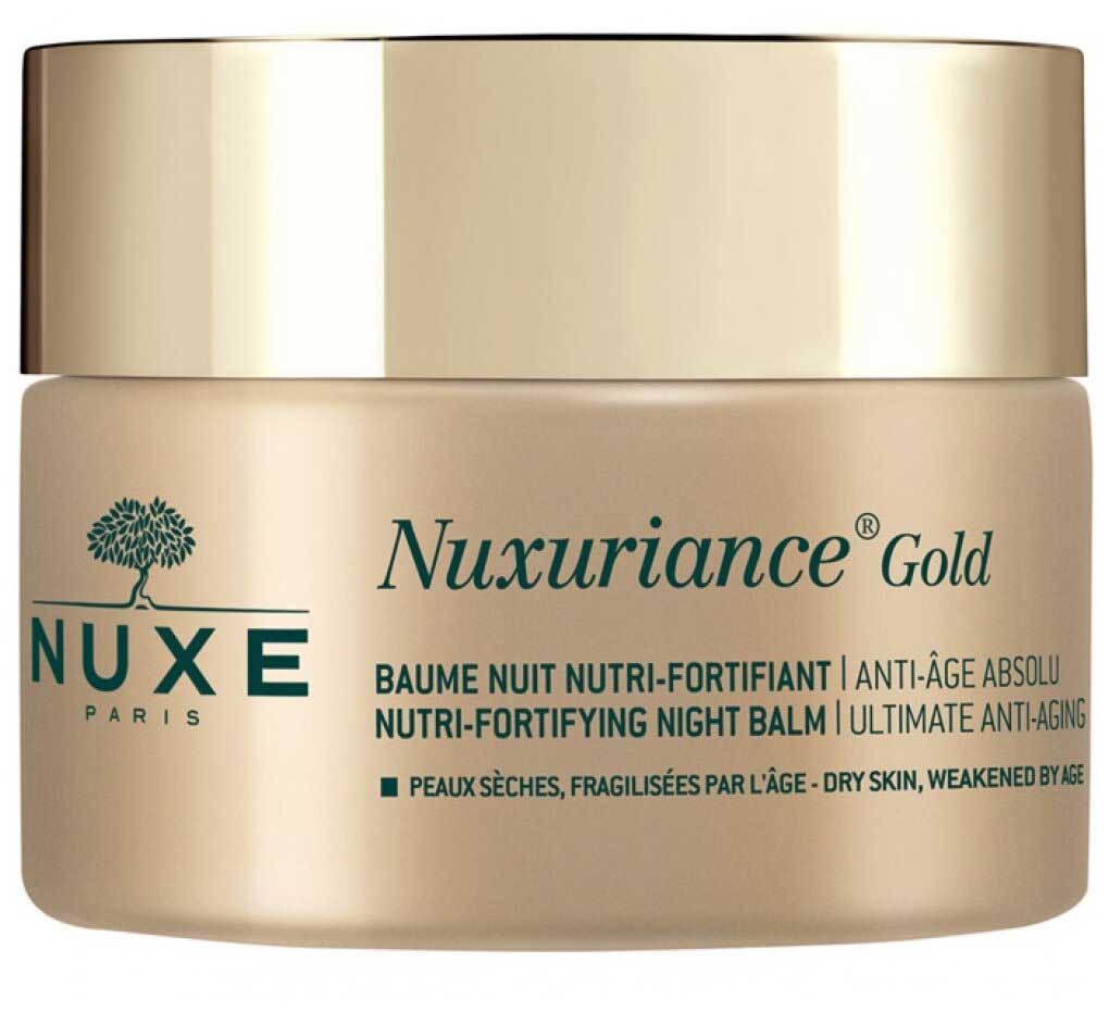Питательный укрепляющий антивозрастной ночной бальзам для лица Nuxe Nuxuriance Gold 50 мл