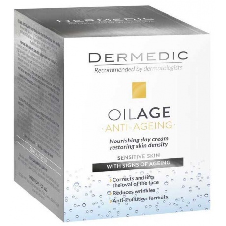 Дневной питательный крем Dermedic Oilage для восстановления упругости кожи 50 мл - фото 2