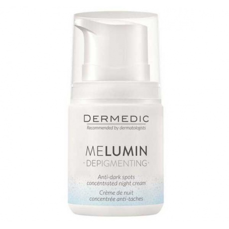 Ночной крем-концентрат Dermedic Melumin против пигментных пятен 55 мл - фото 1