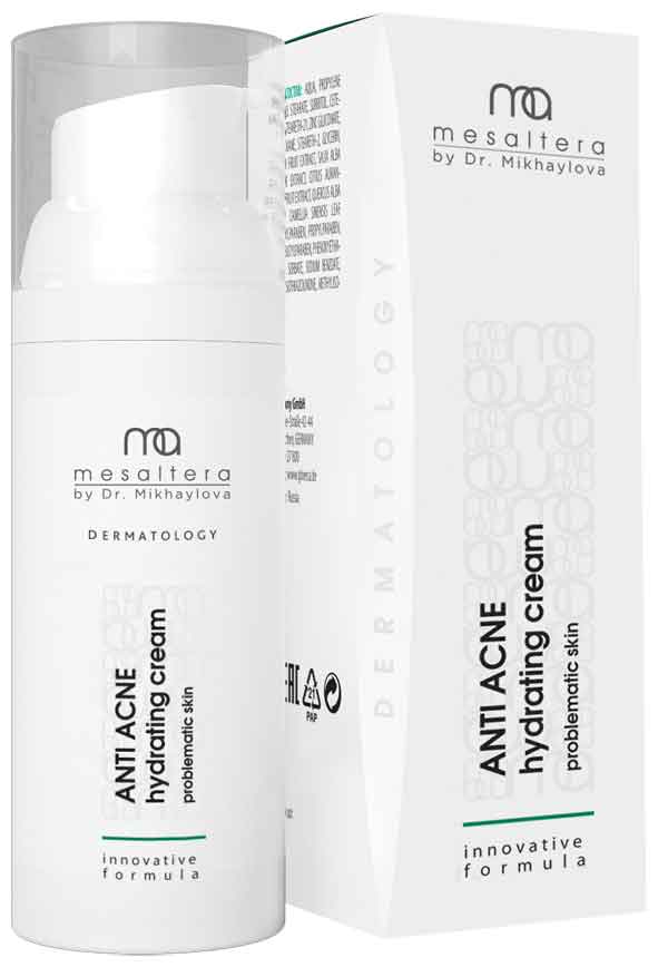 Увлажняющий крем для проблемной и жирной кожи Anti Acne Hydrating Cream Mesaltera by dr. Mikhaylova 50 мл