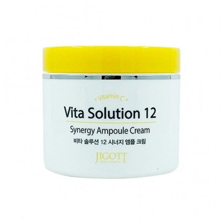 Ампульный крем для лица Jigott Vita Solution 12 Synergy Ampoule Cream