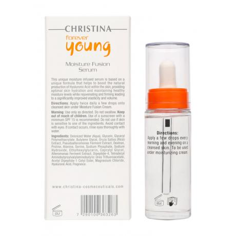 Сыворотка для интенсивного увлажнения кожи Christina Forever Young Moisture Fusion Serum, 30 мл - фото 2