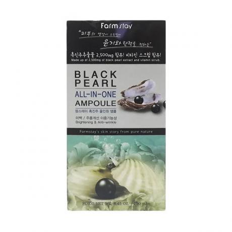 Ампульная сыворотка с черным жемчугом FarmStay Black Pearl All-In-One Ampoule, 250мл - фото 2