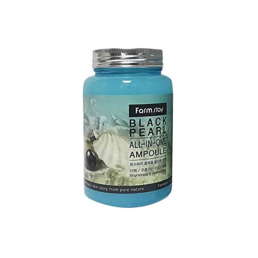 Ампульная сыворотка с черным жемчугом FarmStay Black Pearl All-In-One Ampoule, 250мл