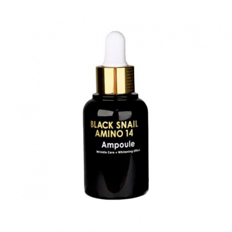 Сыворотка для лица ампульная с аминокислотами Eyenlip Black Snail Amino 14 Ampoule 30мл - фото 1