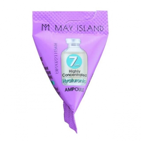 Набор cывороток для лица гиалурон. увлажняющих May Island Seven Days Hyaluronic Ampoule 12шт*3мл - фото 2